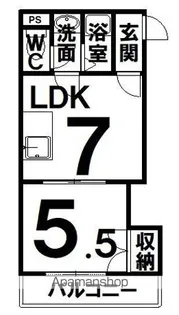 コートシエナー【1階】の間取り
